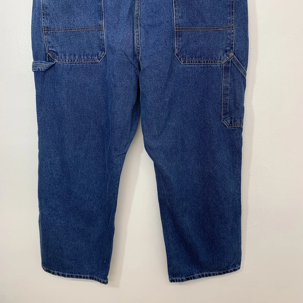 Blue Mountain‎ Y2K Carpenter Jeans Men 42 Straight 100% Cotton Heavy Inseam 28